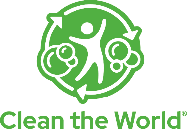 Het logo van Clean the World