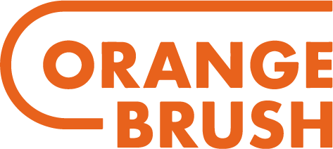 Oranje borstel logo