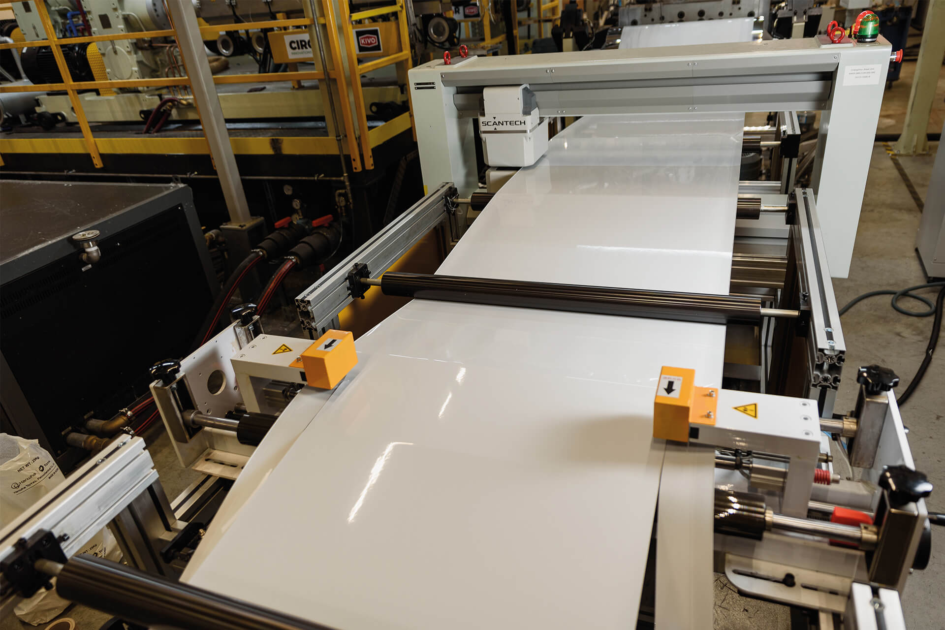 Recycled labels van der Salm plastic sheets