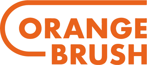 Oranje borstel logo