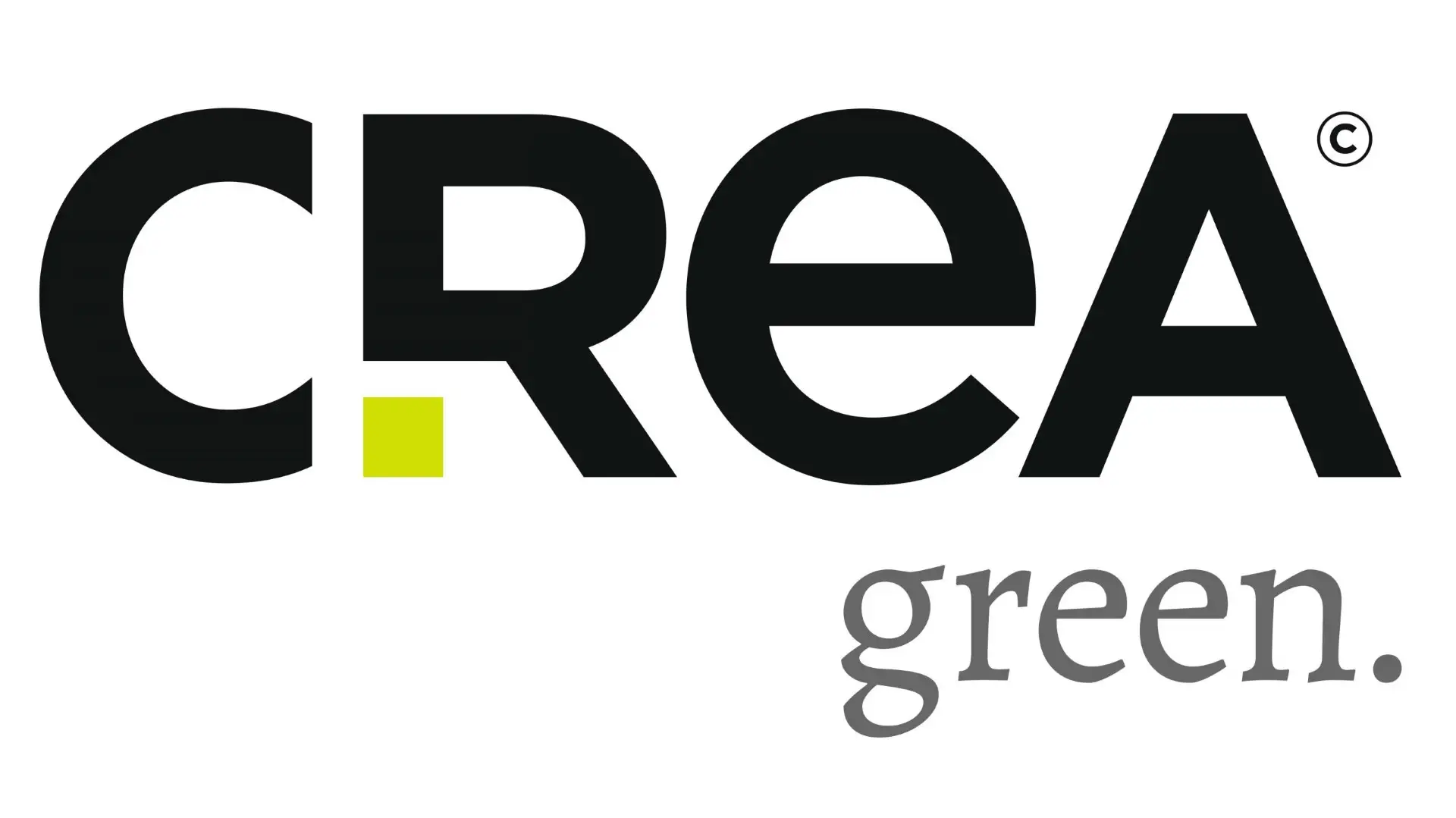 logo crea groen afdrukken